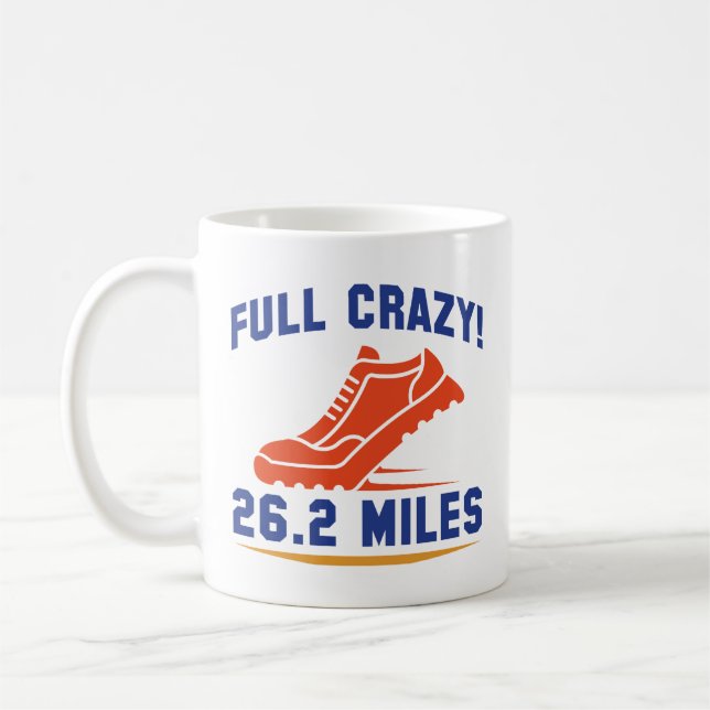 Mug Folle totale de 26,2 miles (Gauche)