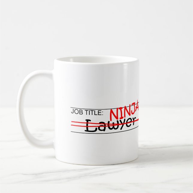 Mug Fonction Ninja - avocat (Gauche)