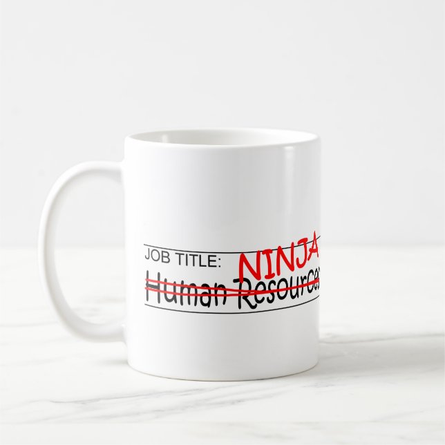 Mug Fonction Ninja - heure (Gauche)