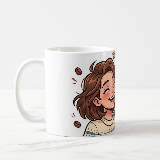 Mug Fonctionne Au Café Et Aux Bisous De Bouledogue Fra (Gauche)