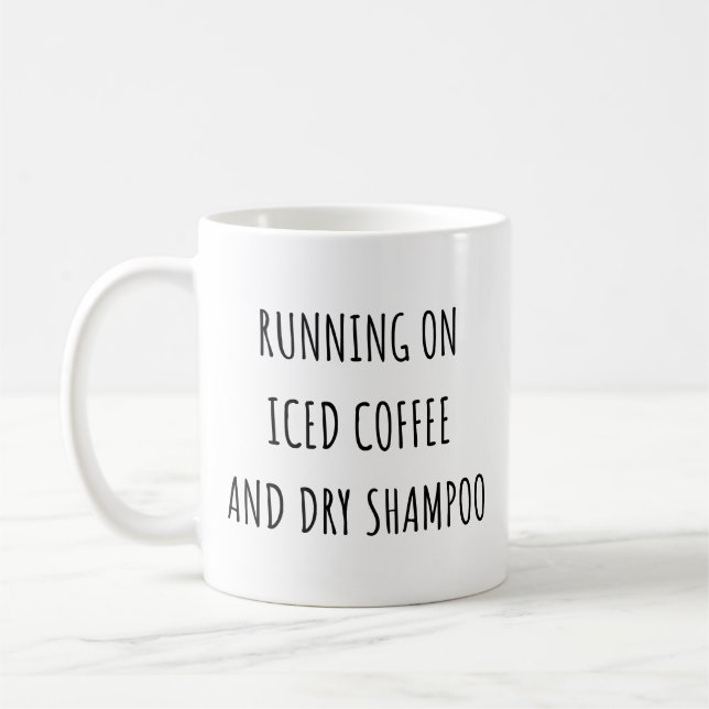 Mug Fonctionne Au Café Glacé Et Au Shampooing Sec Mama (Gauche)