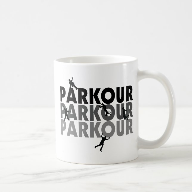 Mug Fonctionnement libre de Parkour (Droite)