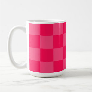 Mug Fond à carreaux roses