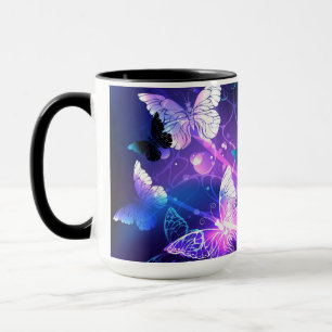 Mug Fond avec papillons de nuit