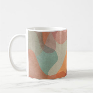 Mug Fond de blobs pastel superposés abstraits