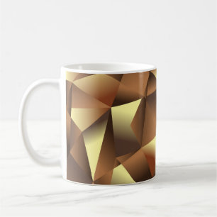 Mug Fond de polygone : Art texturé abstrait