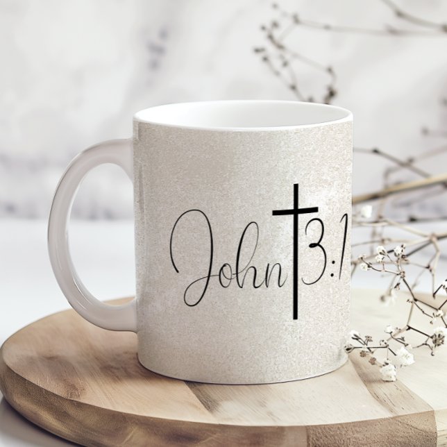 Mug Fond perle Jean 3:16 (Créateur téléchargé)