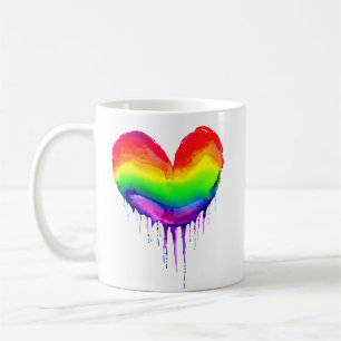 Mug Fondre le coeur   L'amour est l'amour LGBTQIA+