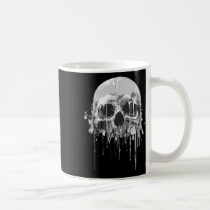Mug Fondre Skeleton Driving Scary Skull Halloween Co