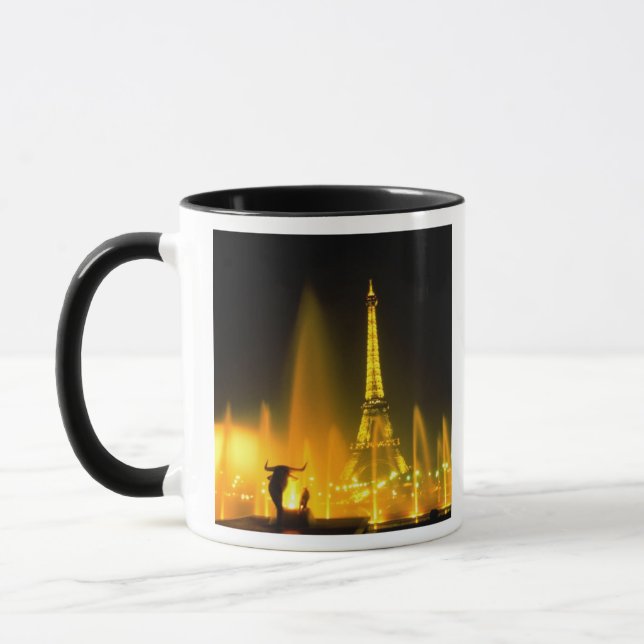 Mug Fontaine à la célèbre Tour Eiffel Paris (Gauche)