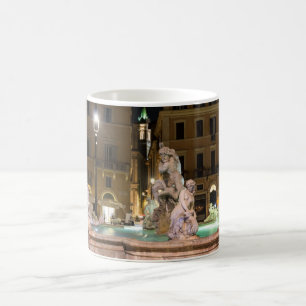 Mug Fontaine de Neptune sur la Piazza Navona - Rome