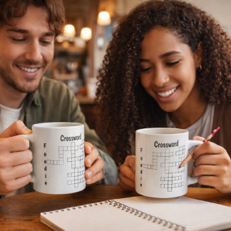 Mug Foodie Crossword Puzzle | Interactive Brain Teaser