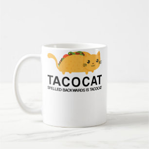 Mug Foodie Drôle Tacocat Chat Taco