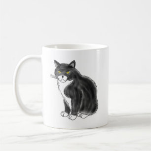 Mug FooFooCat : Chat pelucheux enorme de smoking
