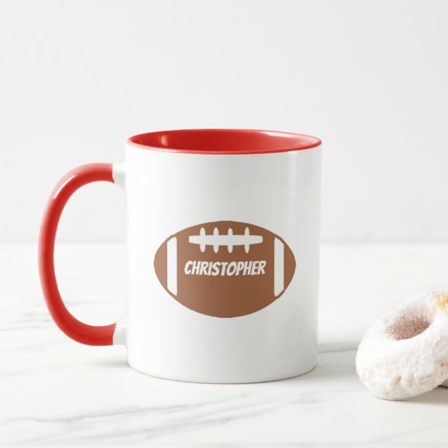 Mug Football (Avec donut)