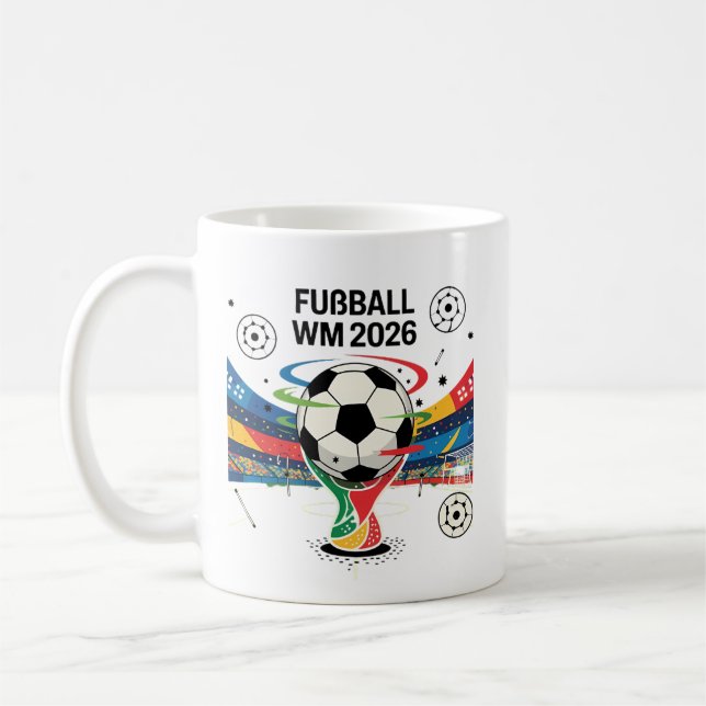 Mug Football 2026 ⚽ – Conception pour les fans de foot (Gauche)