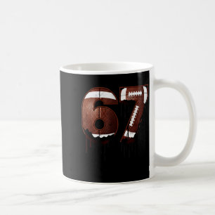 Mug Football 67 Six Seven Drôle Gen Alpha Meme Drip