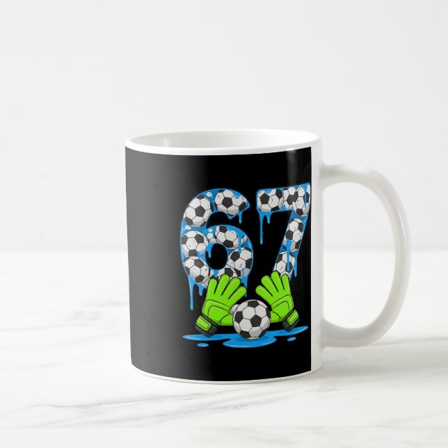 Mug Football 67 Six Seven Génération Alpha Mème Dégoul (Droite)