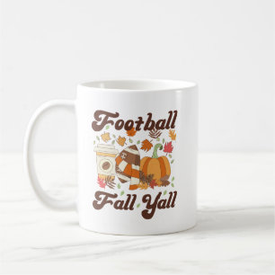 Mug Football Automne Café Citrouille Automne Vous Tous