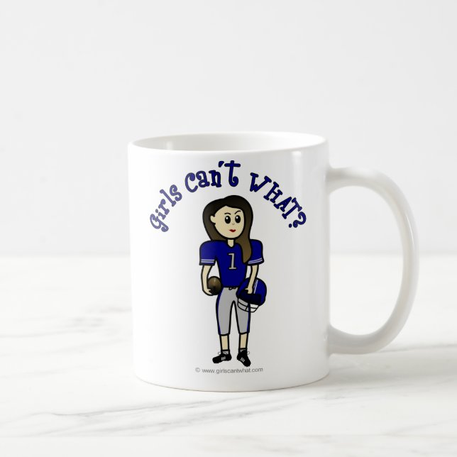 Mug Football Blue léger (Droite)