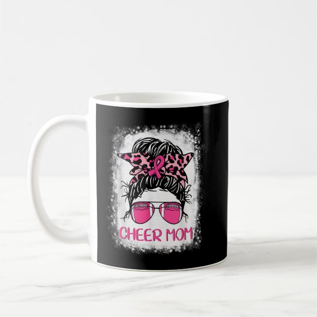Mug Football Cheval Maman Pink Out Leopard Cancer du s (Gauche)