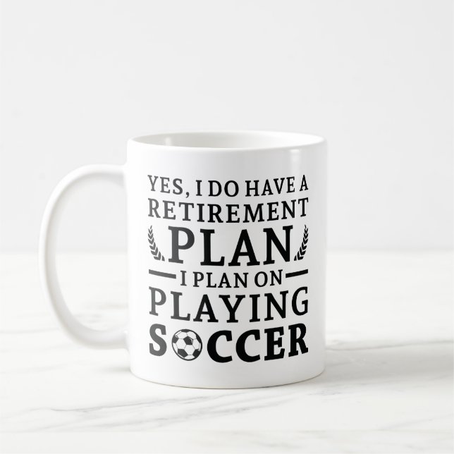 Mug Football de retraite (Gauche)