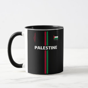 Mug Football en Palestine libre - équipe du drapeau