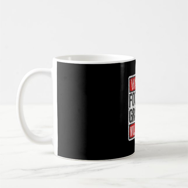 Mug Football Grand-père Avertissement Signal Fun Footb (Gauche)