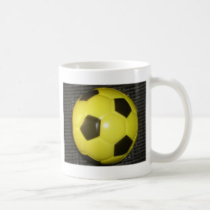 Mug Football jaune et noir.
