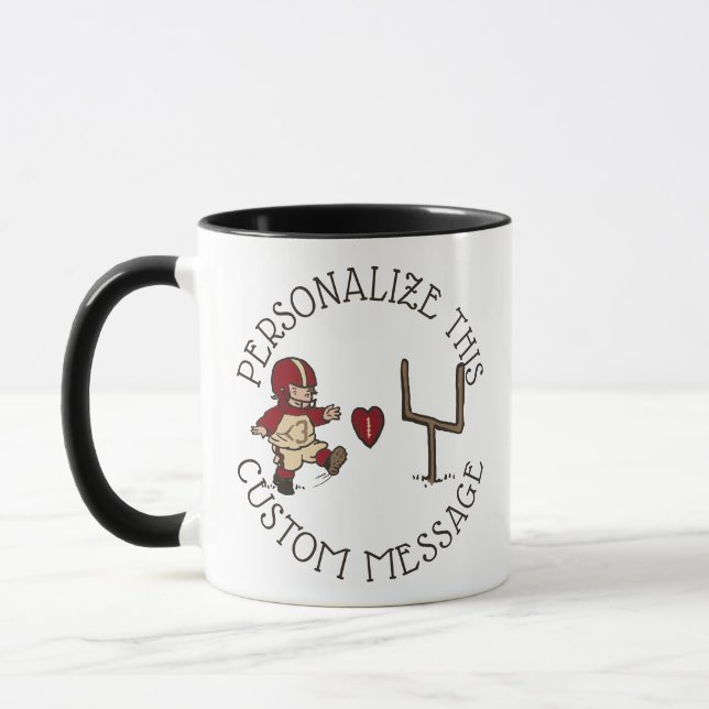 Mug Football Kick Heart (Gauche)