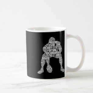 Mug Football Lineman Football Américain Homme Enfants