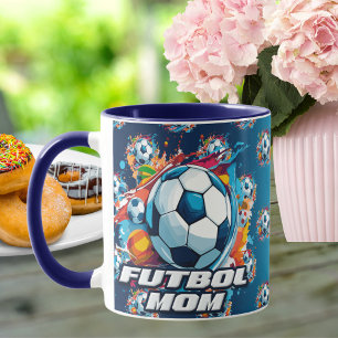 Mug Football Maman Motif de balle de football