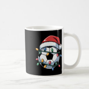 Mug Football Noël Chapeau de Père Noël Football Byll S