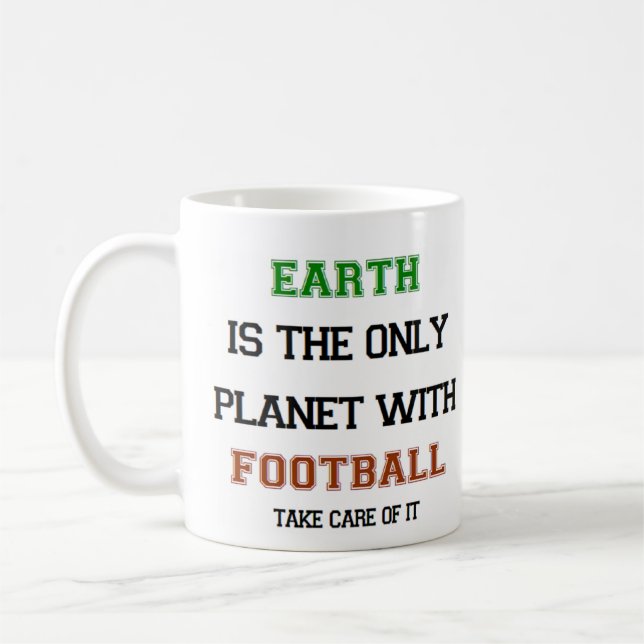 Mug football, seule la terre (Gauche)