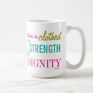 Mug Force Dignité Bible Verse Girls Inspiration