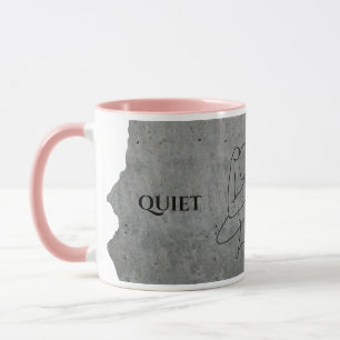 Mug Force Tranquille Béton Art Linéaire Minimaliste Ro