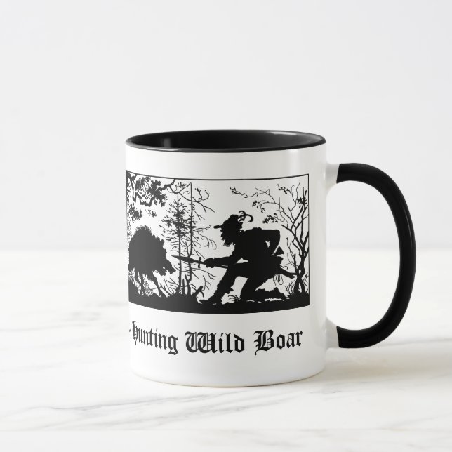 Mug Forces d'appoint de Jagd Wildschwein/chasse de (Droite)