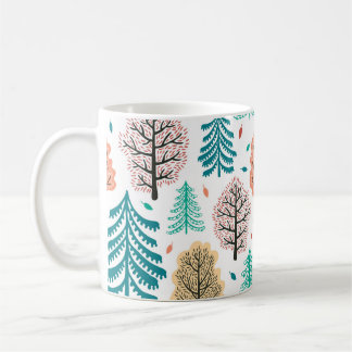Mug Forêt Automne : Enchantée Scène Sans Seamless.