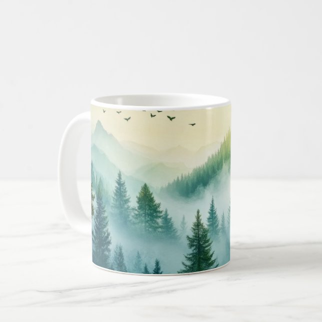 Mug Forêt Brumeuse (Devant gauche)