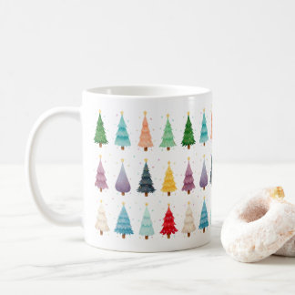 Mug Forêt Colorée de Joie des Fêtes