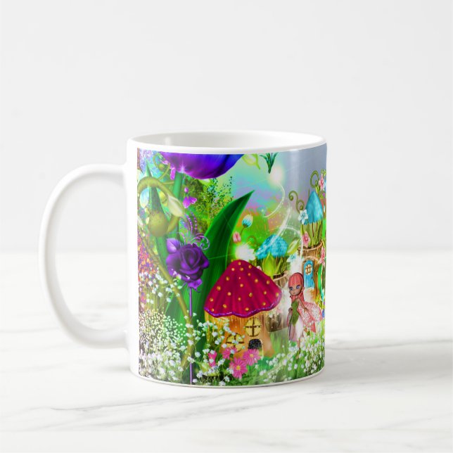 Mug Forêt de fées enchantée magique (Gauche)