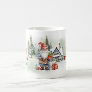 Mug Forêt de Noël confortable avec gnome