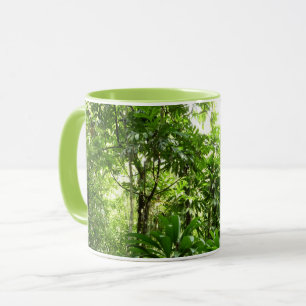 Mug Forêt de pluie dominicaine I Nature verte tropical