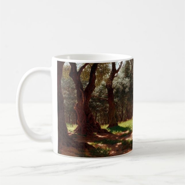 Mug Forêt d'oliviers à Cap Saint Martin (Gauche)