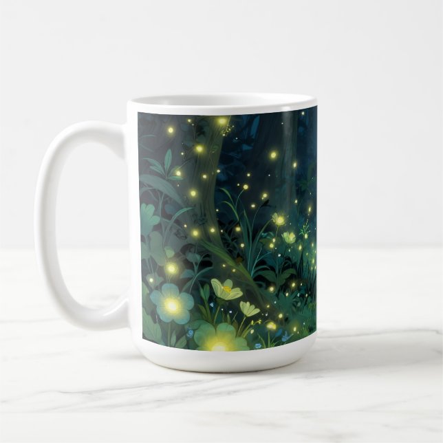 Mug Forêt Enchantée Lueur Nuit Magique (Gauche)