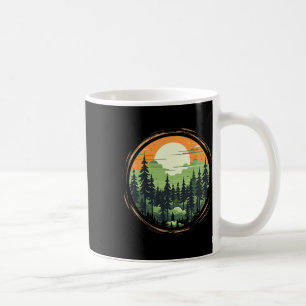 Mug Forêt et nature pin lune pour femmes hommes
