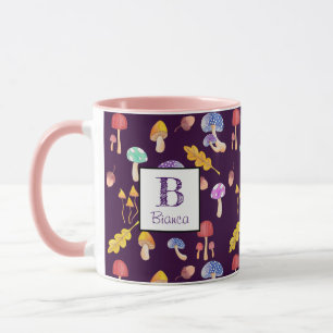 Mug Forêt fantaisiste de champignons à l'aquarelle per