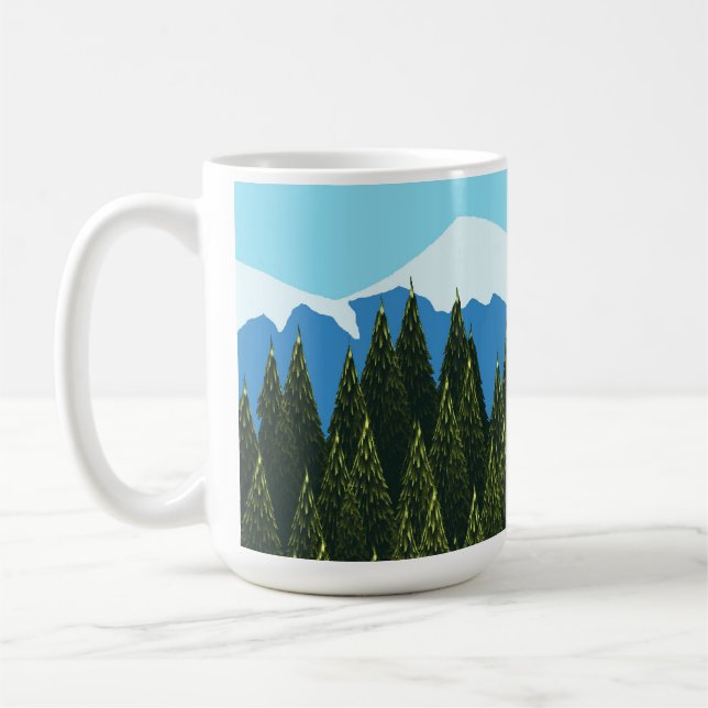 Mug Forêt fractale (Gauche)