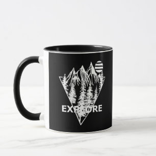 Mug Forêt minime de pins paysagers
