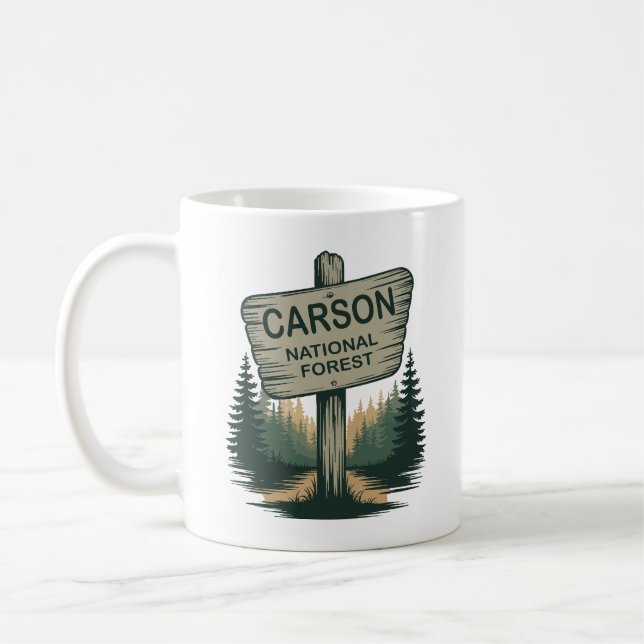 Mug Forêt nationale Carson Nouveau-Mexique (Gauche)